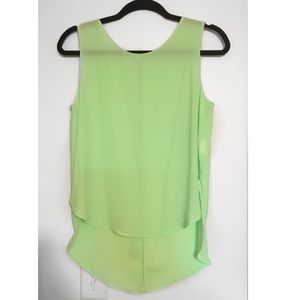 Lush lime green tank top
